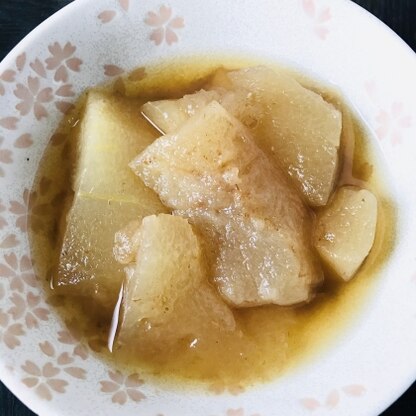 やさしい味の煮物にすることが出来ました。
簡単に作れて、冬瓜が瑞々しい感じにできて美味しかったです。